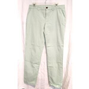Gap Women's Size 6 Mint Green Khaki Pants Twill Preppy Minimalist 32x29